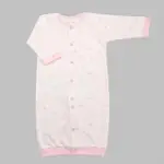 【DEUX FILLES有機棉】嬰兒長袖兩用連身衣 三色(新生兒 有機棉 妙妙裝 睡袍)