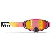 509 SINISTER X7 Snowmobile Snow Goggles - OIL SLICK - Revo Mirror Smoke Tint-NEW