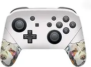 Official Michel Keck Pitbull Art Mix Vinyl Sticker Gaming Skin Decal Cover Compatible with Nintendo Switch Pro Controller