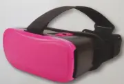 ONN Virtual Reality Smartphone HEADSET Pink iPhone Samsung Fits Up To 6" Screens