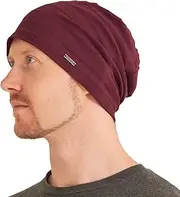 [CHARM] Women Light Weight Summer Beanie - Men Slouchy Beanie Hat 100% Cotton Stretchy Slouch Knit Chemo Cap