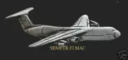 C-5 GALAXY PEWTER HAT LAPEL PIN MADE IN US AIR FORCE AFB MILITARY TRANSPORT WOW