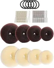 LIFKOME Soft Material Hair Bun Maker Donut for Women Girls Easy to Use Styling Accessory