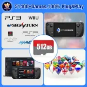 Batocera TF/Game Card for Steam Deck/ PC/MAC for PS3/PS2/SS/PS1/PSP Game Console