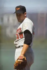 Baltimore Orioles Robin Roberts On Mound 1964 Old Baseball Photo