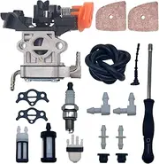 [Mikatesi] 4149 120 0600 HL94 FS94 Carburetor Kit Carb for Stihl FS94R KM94R HL91K HL94 HL94K RC20243 FS Trimmer Brushcutter Air Filter Kit 4149-120-0600 Carb