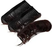 LIFKOME 3pcs Wig Piece on Top of Head Hair Puff Bump Hair Bump Acrylic Dark