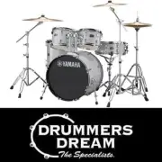 YAMAHA – RYDEEN 5 PIECE FUSION DRUM KIT WITH HARDWARE & CYMBALS – SILVER GLITTER
