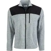New Greg Norman Attack Life Performance Colorblocked Fleece Jacket Sweater M