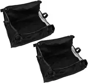BESPORTBLE 2pcs Universal Stroller Storage Bag Large Basket Pram Organizer Mesh Cargo Net for Pushchair Pram Bottom Basket