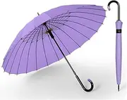 Portable Golf Umbrella Oversize Windproof Stick Umbrella Hook Handle Fast Drying Reinforcement Cane Umbrella for Women Man Outdoor Sports Business
