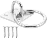 Outanaya Equestrian Bucket Hooks Tie Down Ring Screws Versatile Horse Accessory Equipment for Real Horses