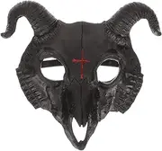 WDOPEN Sheep Skull Mask Goat Masks Adult Cute Goat Mask Halloween Cosplay Mask PU Foam