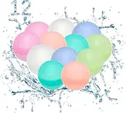 Aussi Valup Reusable Water Balloons, Quick Fill Splash Balls for Summer Fun, Outdoor Toys for Kids Ages 3+, Boys & Girls, Ideal for Backyard Games, Swimming Parties, and Beach Fun！