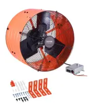 VEVOR 16" Gable Mount Fan 2940 CFM Attic Vent Fan with Adjustable Thermostat