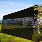 9" RV Awning Sun Shade Screen 17 Foot For Camper Trailer Canopy UV Sun Blocker