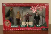 Neca A CHRISTMAS STORY 4 Figure Set - Ralphie, Scut Farkus, Randy, Flick RARE!