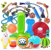 KIPRITII Chew Toys for Puppy ,Teething ,Boredom, 23 Pack Pet Toothbrush Chew ...