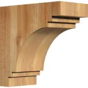 Ekena Millwork Corbels 12" x 6" Pescadero Rough Sawn Corbel Western Red Cedar