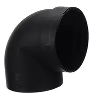 Generisch Hose Connection Ventilation - Elbow of 90 Degree Ventilation Systems, 90 Degree PVC PVC Pipe Accessories, 75 mm 75 mm Air Duct Pipe Outlet Connection