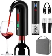Rechargeable Wine Opener & Decanter Set - Effortless Aeration & Preservation