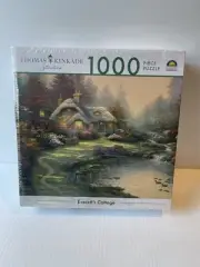 Thomas Kinkade 1000 Piece Jigsaw Puzzle - Everett’s Cottage New Sealed