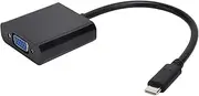 XUMIUZIY Type-C to VGA Adapter, 10Gbps USB3.1 HD 1080P Type-C to VGA Adapter Cable 15Pin Female High Resolution Plug and Play Portable Cable