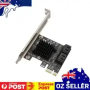 PCIe SATA Adapter 4 Port SATA III to PCI Express 3.0 X1 Internal Expansion Card