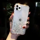 For iPhone 16e 16 Pro Max 15 14 13 12 11 Cute Glitter Sparkle Bling Diamond Case