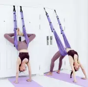 Aerial Yoga Rope Practice Stretch Waist Handstand Fitness Workout Trainer Belt.