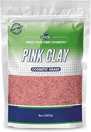 Myoc Cosmetic Grade Pink Clay – Natural Pink Clay for Soap Making, Face Masks, and More – 8oz / 227g