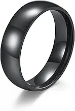 Generic NFC Ntag215 Black Ceramic Smart Ring Compatible with NFC Enabled Phones and Devices Programmable 504 Bytes,for Bussiness Card and Smart Home (US9#)