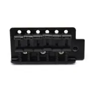 6 Strings Vintage Style Guitar Tremolo Bridge with Install attachments Black