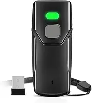 [JRHC] 2D Barcode Scanner Bluetooth, Portable 3 in 1 USB Wired & 4.2 Bluetooth & 2.4G Wireless Qr Code Scanner Mini 1D 2D PDF417 Data Matrix Bar Code Scans Work with Windows, Android, iOS, Tablets