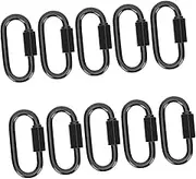 Wear Resistant Outdoor Pcs Main Locking Buckle Iron Quick Links for Climbing