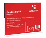 Sandleford A4 Double-sided T-Shape Sign Holder Landscape W29.7cm x D7.8 x H21cm