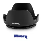 ULTIMAXX Polaroid Tulip Camera Threaded Lens Hood 62mm (Prevents Lens Flare)