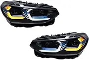 Car Front Lamps Assembly Compatible For BMW X3 G01 G08 X4 G02 25i 28i 30i 2018-2021 Upgrade 2022 Style LED Projector Lens Tool Accessories(For 18-21 X3 User)