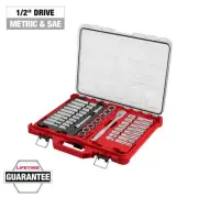 Milwaukee 48-22-9487 Milwaukee Tool 47pc 1/2" Drive Ratchet & Socket Set with PA