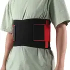 (red)Lower Back Brace Painief Support Belt Adjustable Lower DS