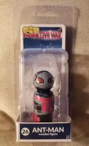 MARVEL PIN MATE ANT-MAN #26 CIVIL WAR BIF BANG POW 2" WOODEN FIGURE BRAND NEW