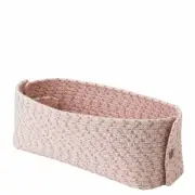 Rig-Tig Bread Basket Knit-It Rose, Bread Bag, Cotton, Pink, 30 cm, Z00146-1