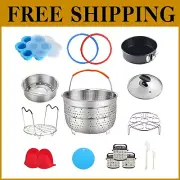 Essential 6 Qt Instant Pot Accessories - Silicone Rings, Egg Bites Mold & Trivet