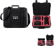 Waterproof Hard Carrying Case for DJI Mavic 4 Pro Fly More Combo, Store Drone, RC2 Remote Controller, Data Cable and Enhanced Video Transmission Module, Battery Charing Hub