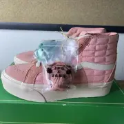 VANS X JOE FRESH GOODS SK8 HI Reissue Platforms US 9.5 M JFG Coral Almond Skate
