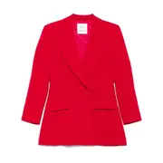 [Marella] Marella X Emily Ratajkowski Waisted Blazer 36 IT RED