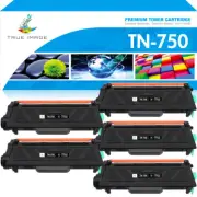 5PK Toner Compatible for Brother TN-750 HL-6180DWT DCP-8250DN MFC-8520DN 8950DWT