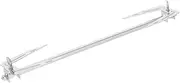 SHOWERORO 1 Set Oven & BBQ Rotisserie Chicken Forks: Stainless Steel Air Fryer Grilling Fork for Roasting Turkey Meat and Fish - Kitchen Grill Tool