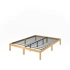 Zinus Bamboo Wood Bed Frame Double Solid Wooden Base Bed