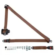 Rear Automatic Seat Belt For Opel Frontera Ranger 4dr 1991 Shape Beige